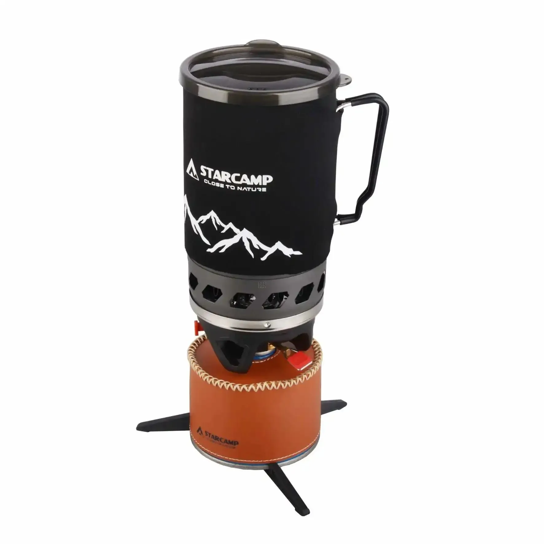 Artisan Portable 1400ml Fast-Boil Jet Cooker for Camping Hiking Certified