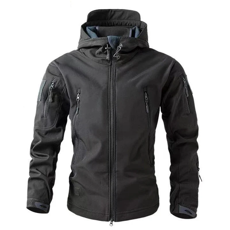 Genuine Men’s Winter Autumn Softshell Fleece Jackets Waterproof Outdoor Fishing Hiking Hunting Thermal Camping Cargo Coats Warm M-5XL Classic
