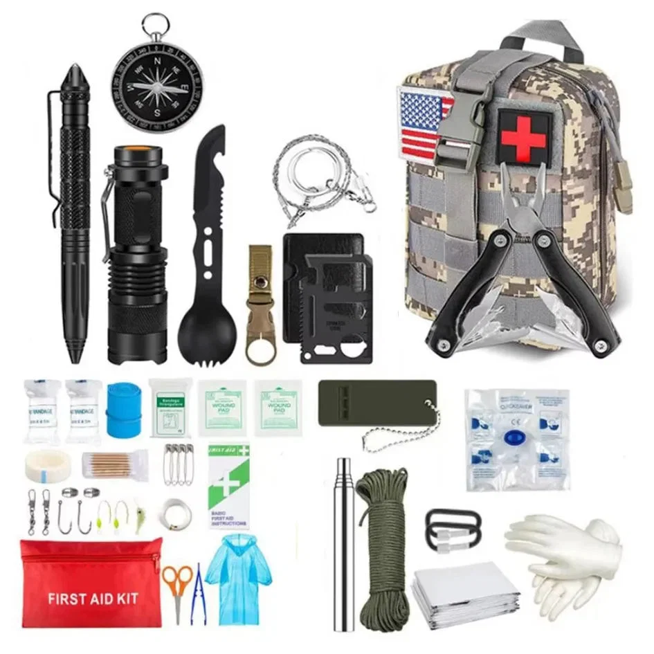 Consistent MOLLE IFAK Survival First Aid Kit Full Set – Outdoor Trauma Bag for Camping Hiking Adventures Comfortable