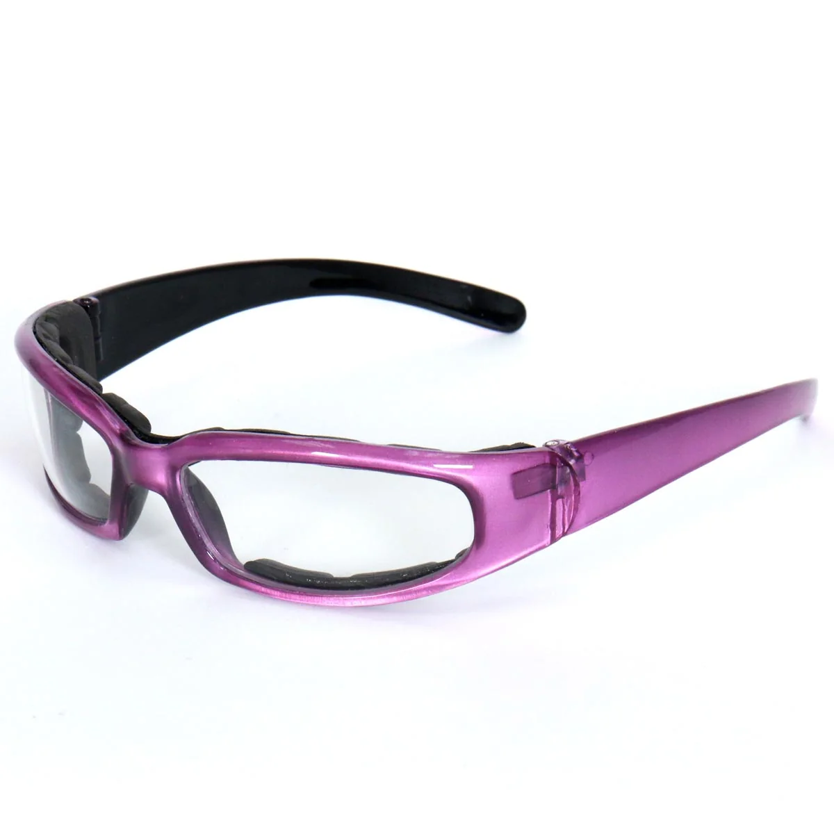 First-Class Hot Leathers SGL2050 Ladies Foam Padded Clear Sunglasses Relaxed