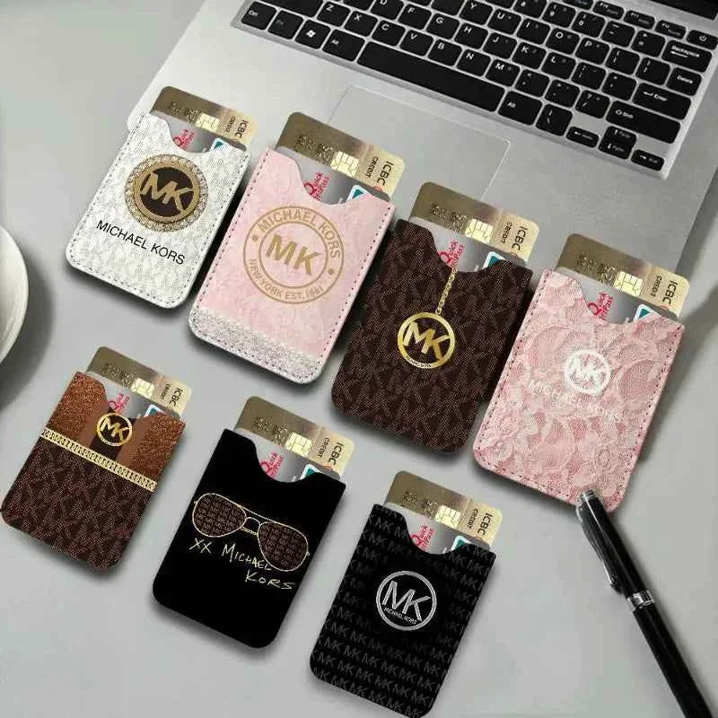 Elite MICHAEL KORS Slim Credit Card Holder Wallet – Assorted Colors and Designs Detailed