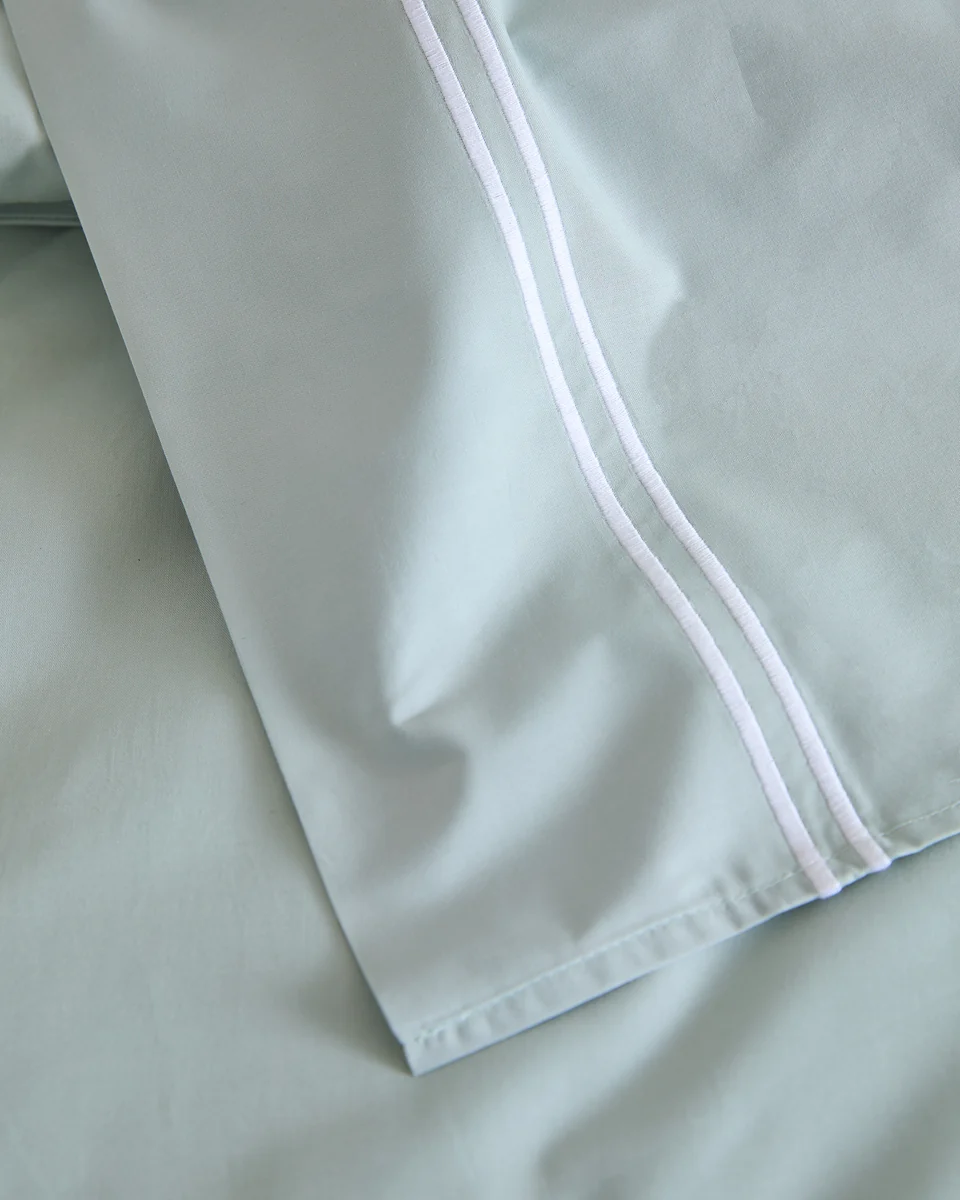 Dependable Foxford Evelyn Sage Rolenio Flat Sheet Outstanding