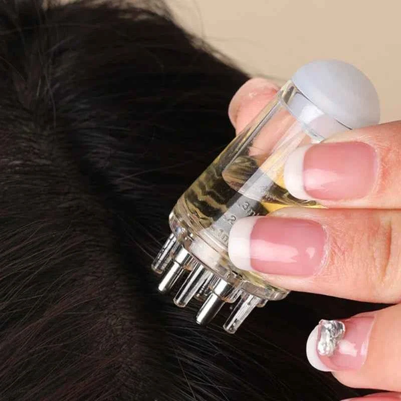 High-Performance 6ml Scalp Applicator Mini Head Massager Roller Ball Brush – Liquid Oil Applicator Massage Comb Carefully Designed