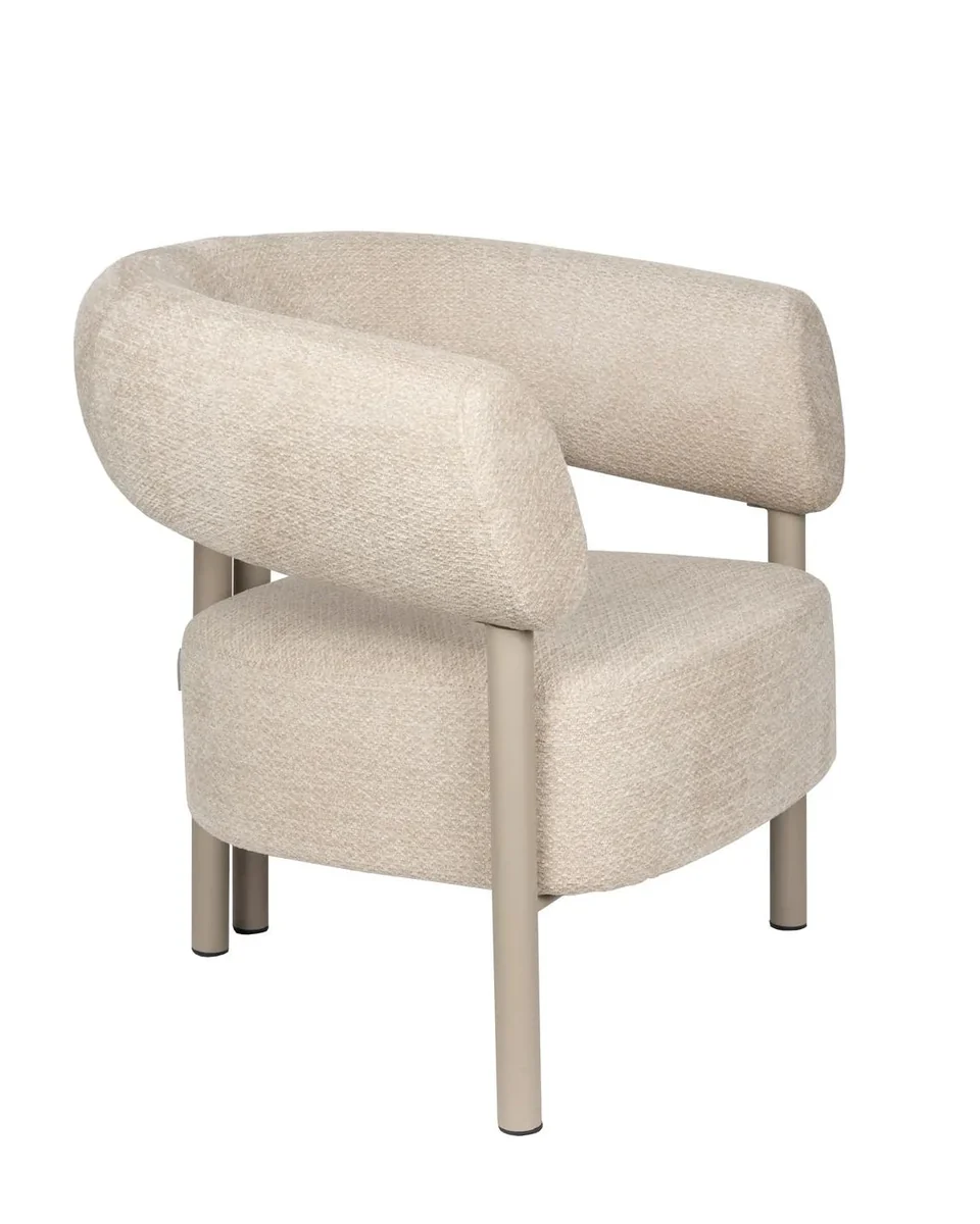 Smart Lounge Chair Heels- Beige Minimalist