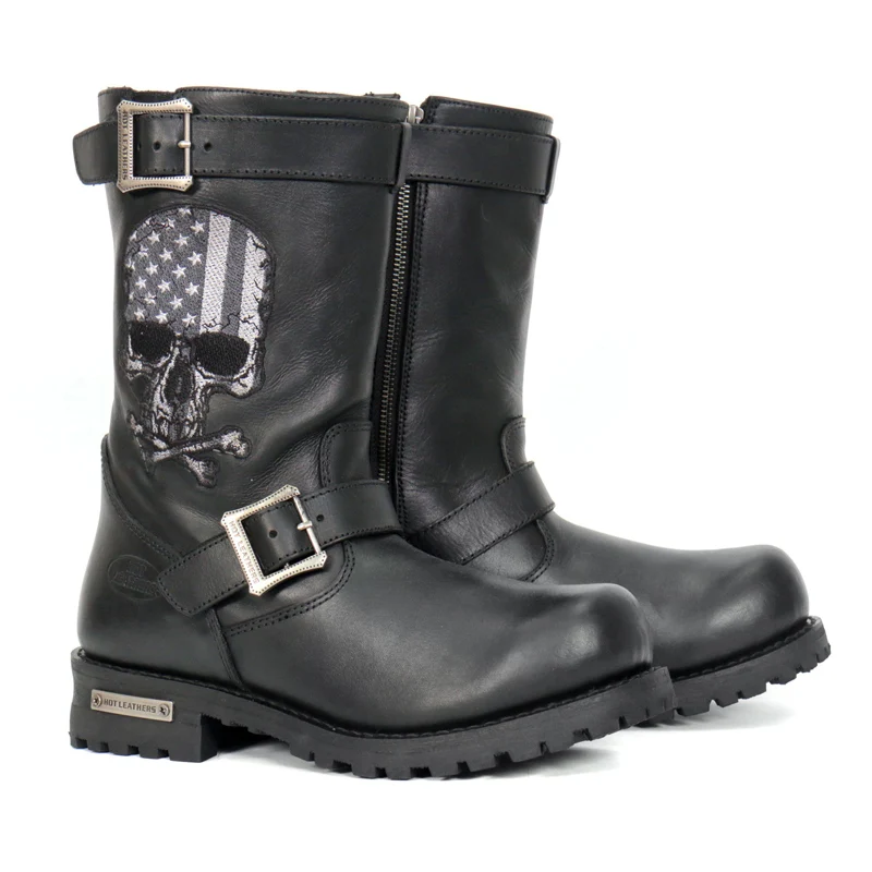 Excellent Hot Leathers Men’s American Reaper Black Engineer Boots – BTM1018American ReaperAmerican Reaper Convenient