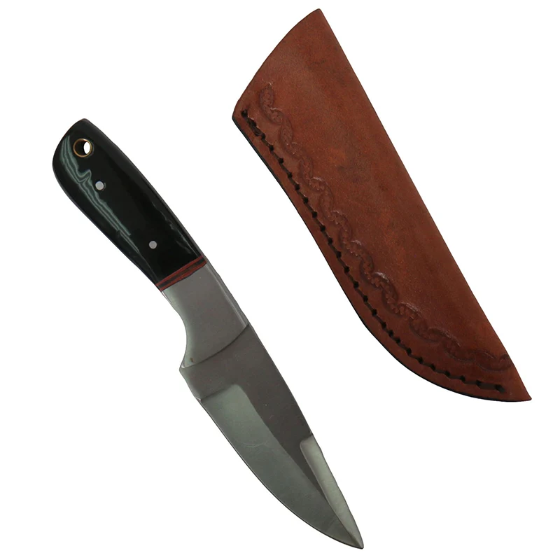 Crafted Hot Leathers KNA1103 Knife Large Sticker with Sheath 4 Prestigious