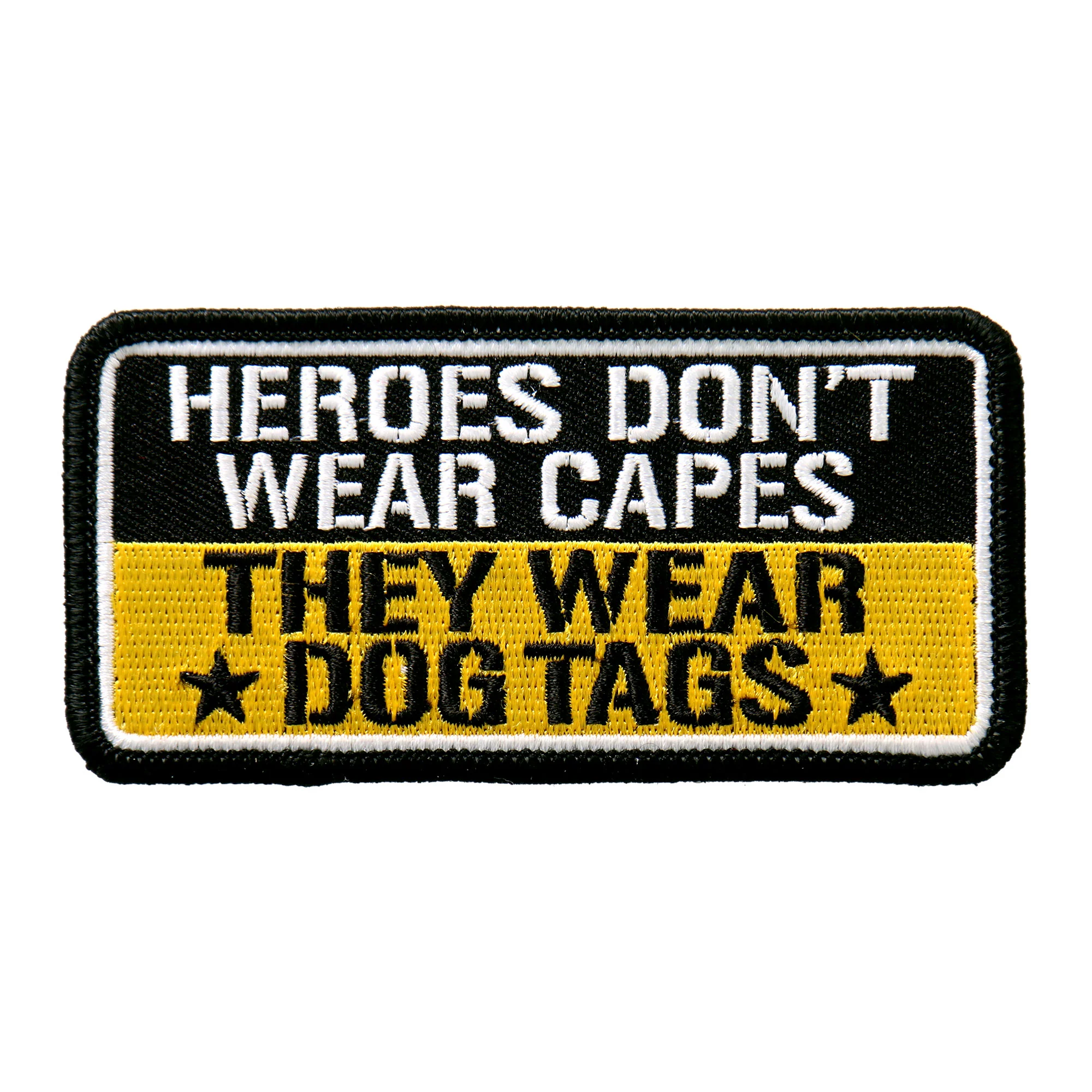 Sophisticated Hot Leathers PPL9496 Heroes Don t Wear Capes 4 x2 Patch High-Performance