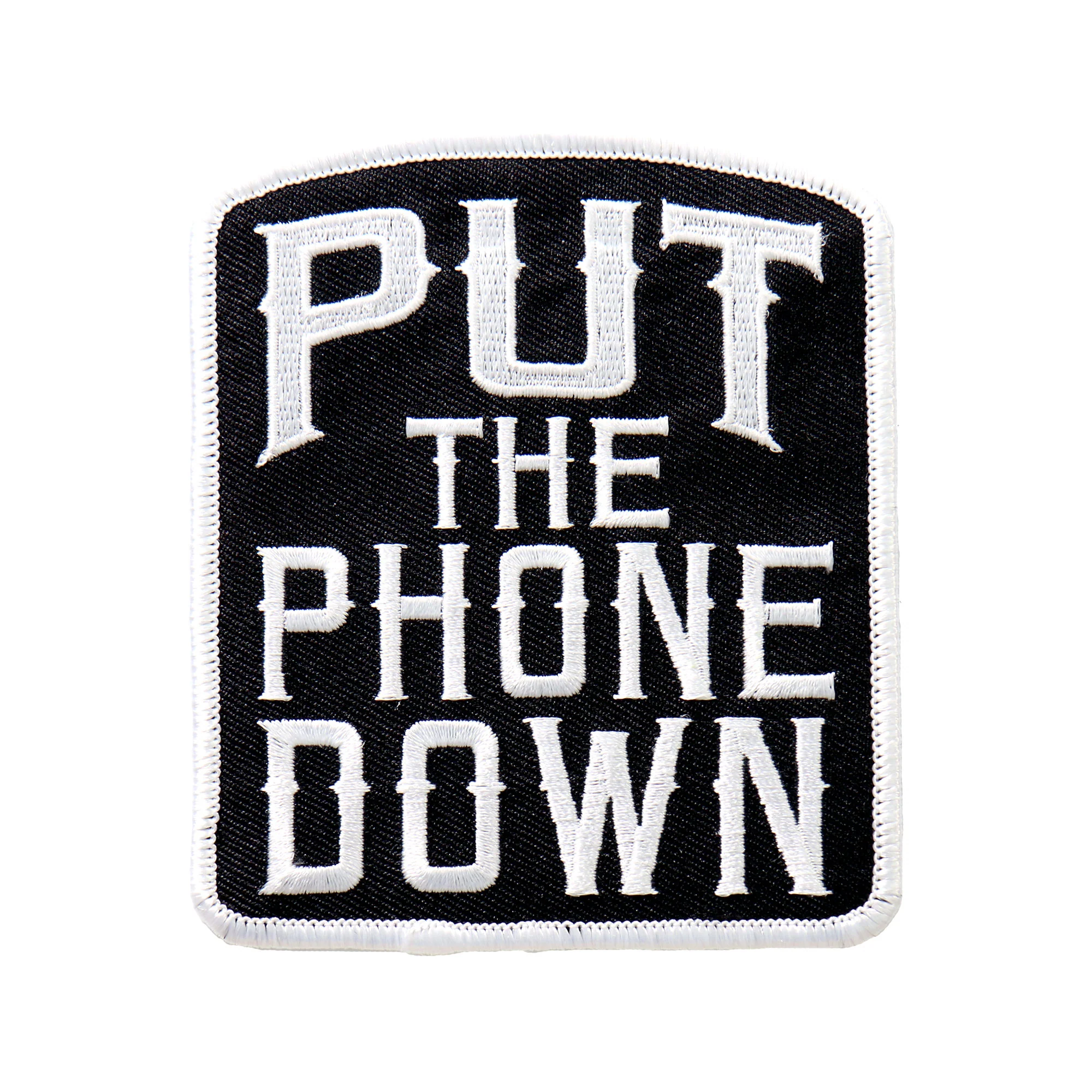 Easy-to-Use Hot Leathers PPL9497 Put The Phone Down 3 x4 Patch Contemporary