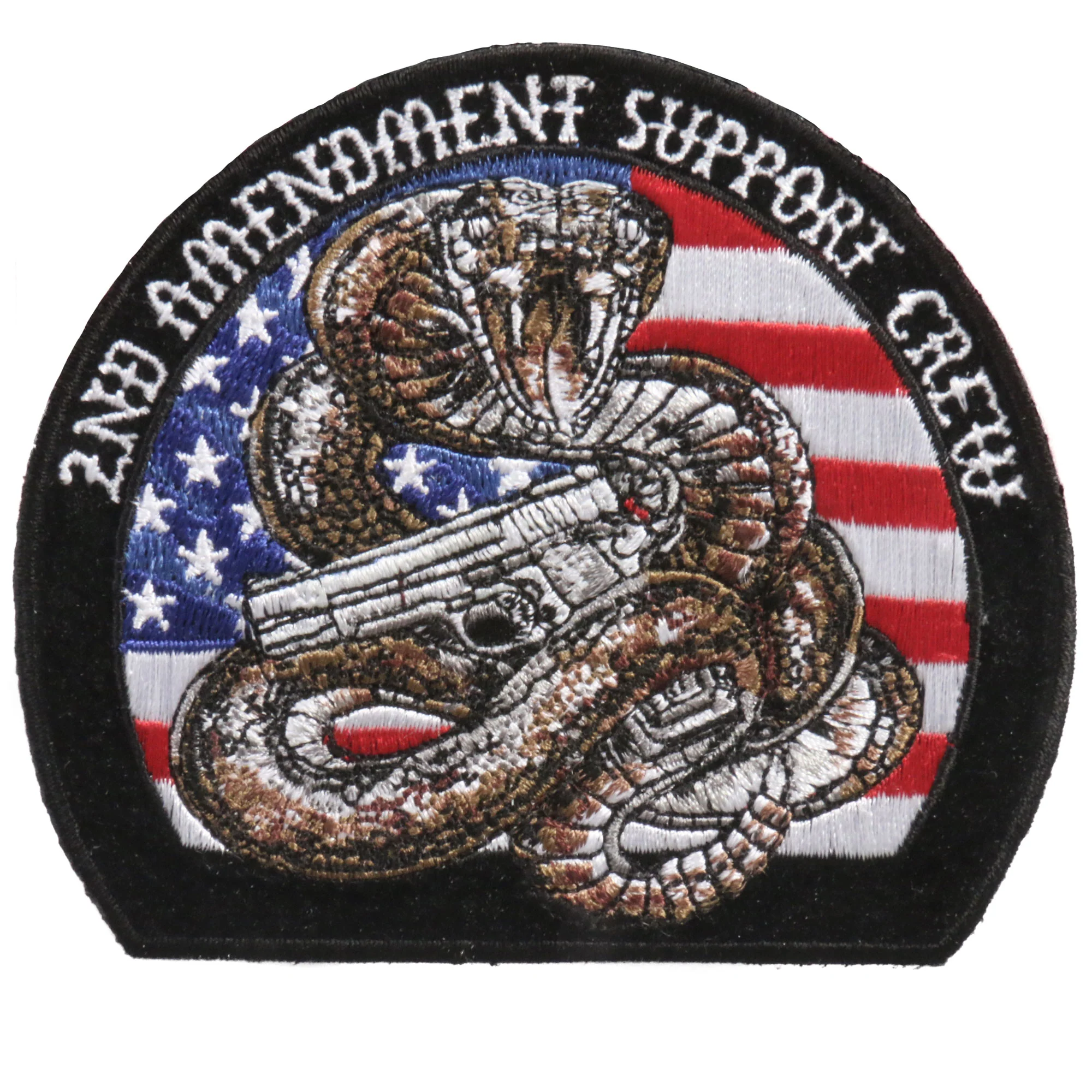 Effective Hot Leathers PPA9173 2nd Amendment Rattle Snake 4 x 3 Patch Specialty