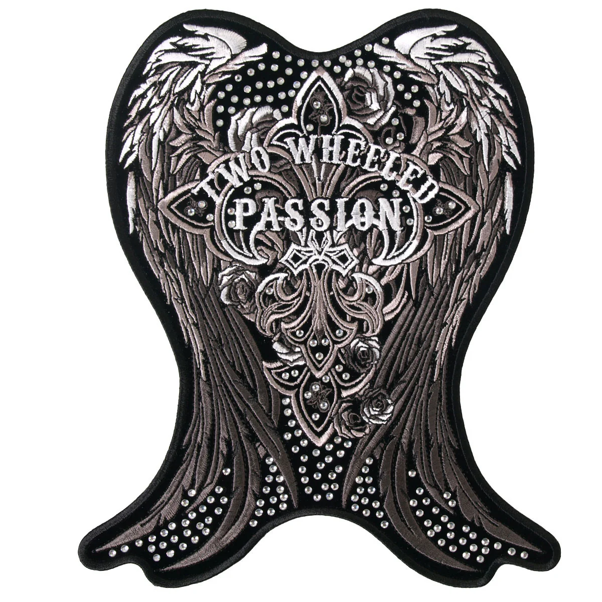 Fashionable Hot Leathers PPC3157 Cross De Lis 8 x 9 Patch Expertly Made