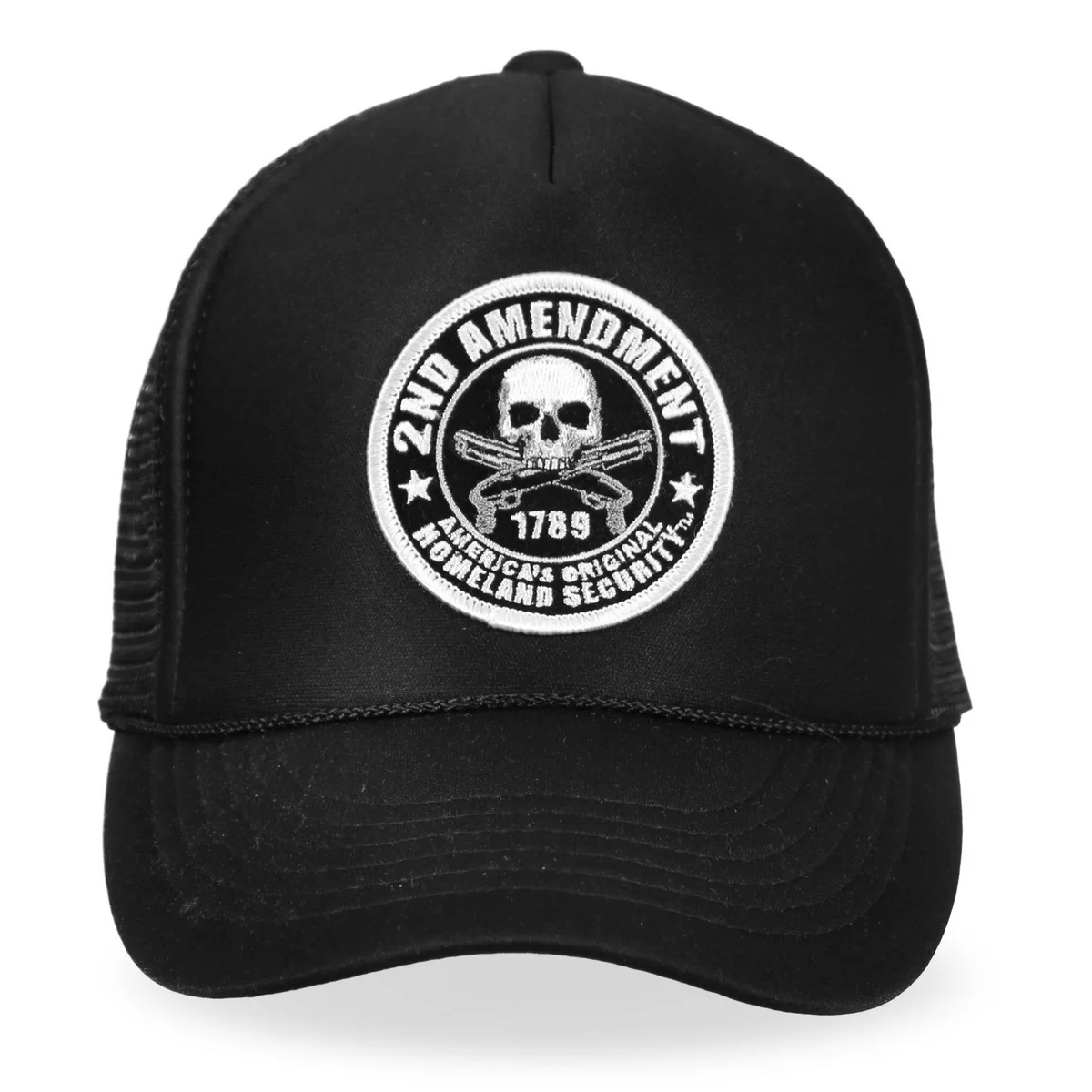 Selected Hot Leathers GSH1005 2nd Amendment America’s Homeland Security Trucker Hat Refined