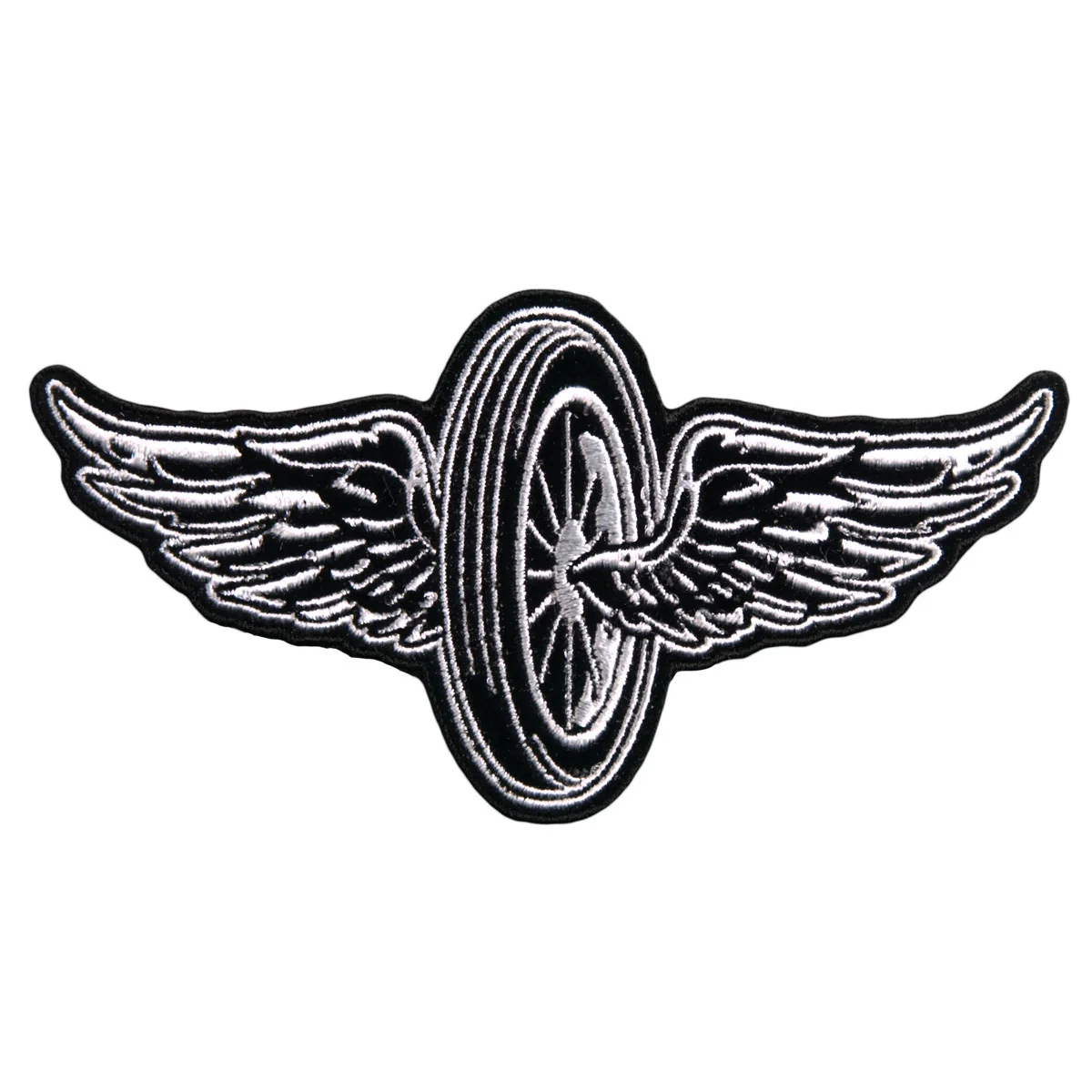 Exclusive Hot Leathers PPA7438 Flying Wheel 11 x 6 Patch Traditional