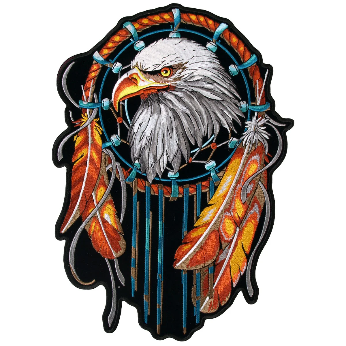 Sophisticated Hot Leathers PPA6834 Eagle Dream Catcher 4 x 6 Patch Powerful