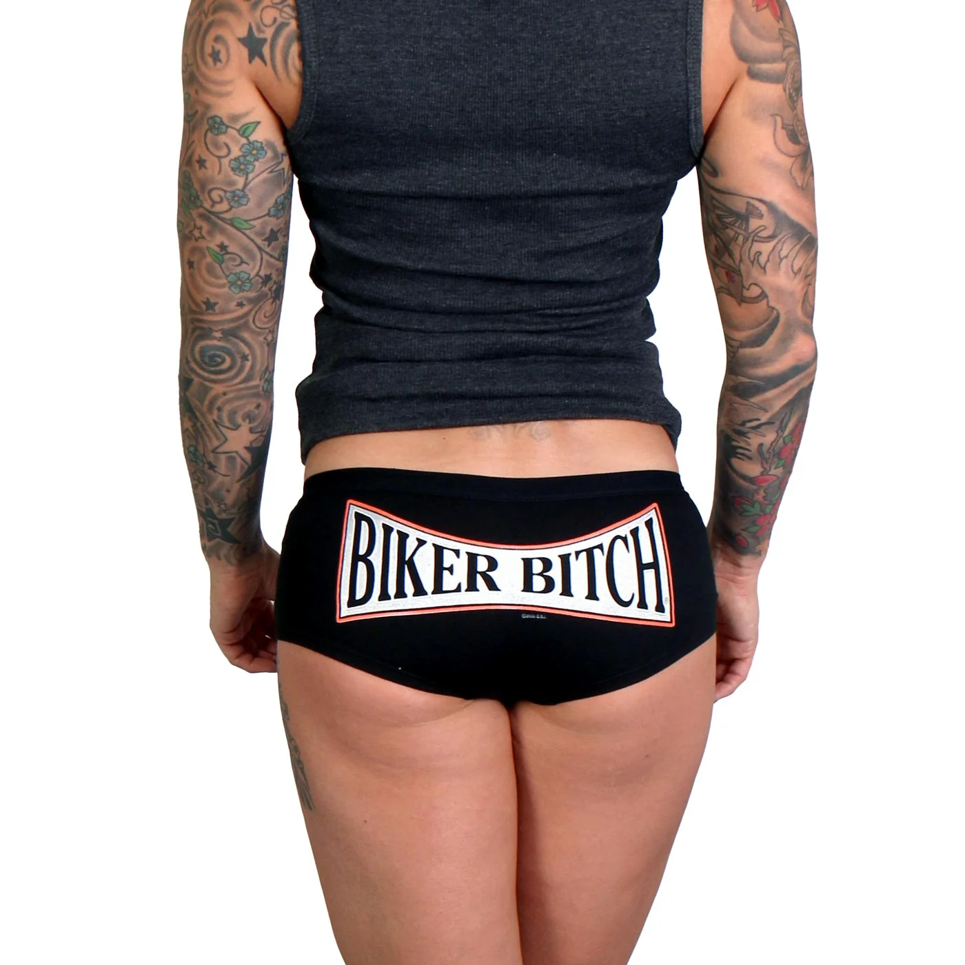 Next-Generation Hot Leathers PTB7059 Biker Bitch Boy Shorts Proven