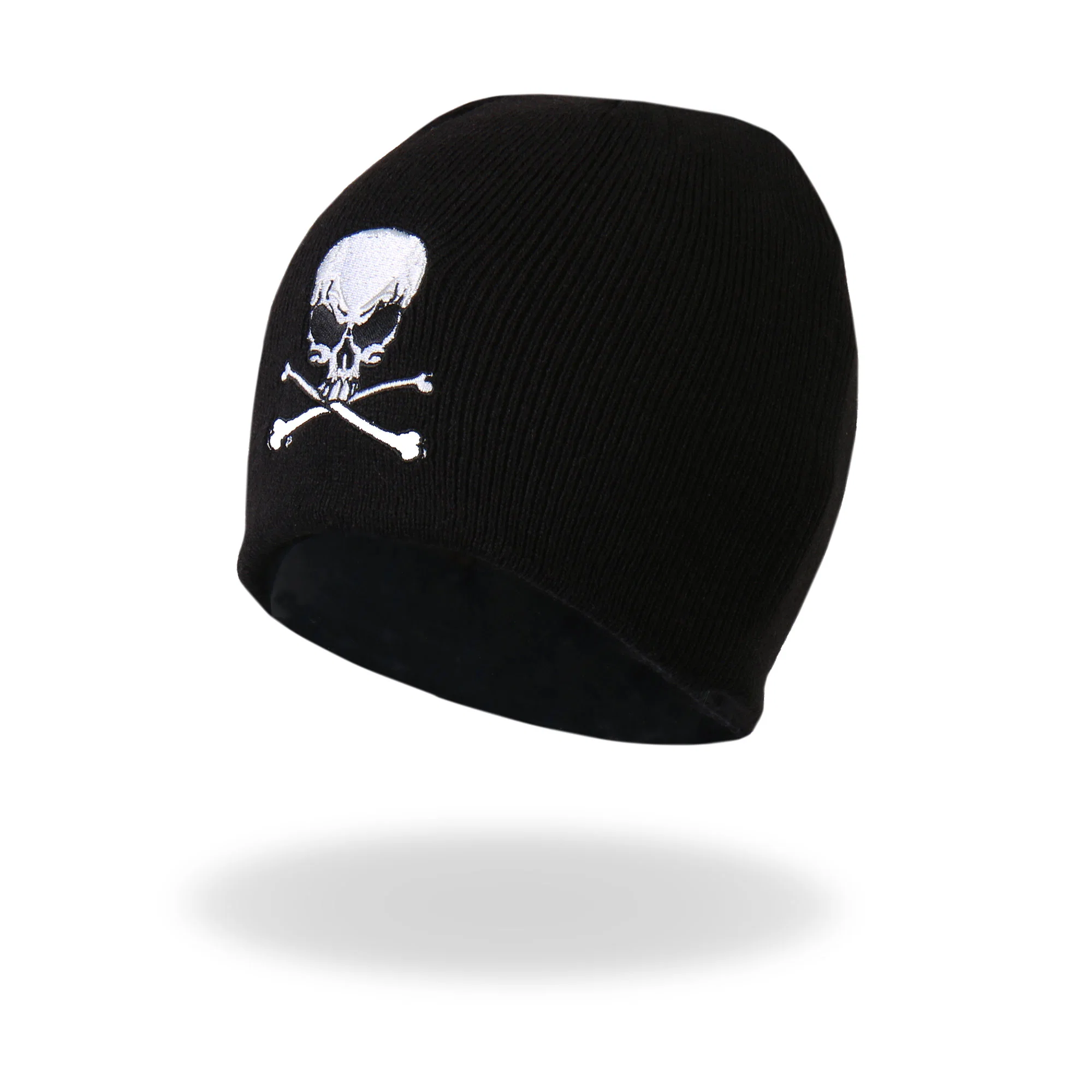 Specialty Hot Leathers KHB1010 Skull and Crossbones Knit Cap Exclusive