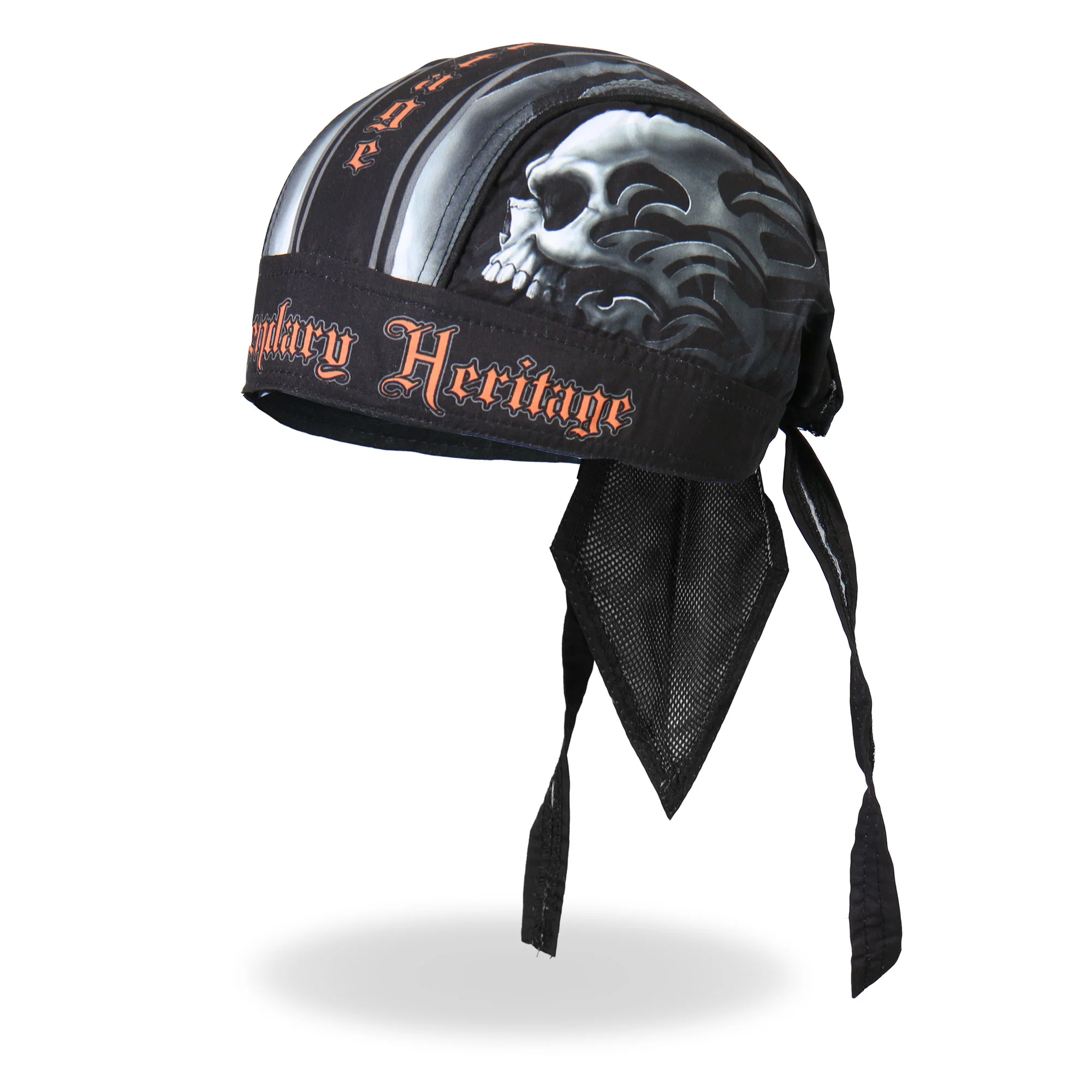 Natural Hot Leathers HWH1047 Skull Face Headwrap Innovative