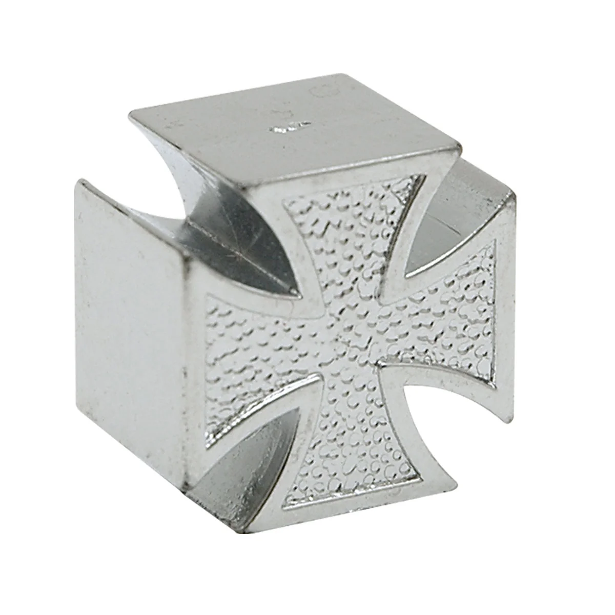 Secure Hot Leathers MPA1210 Iron Cross Valve Caps Cover Genuine