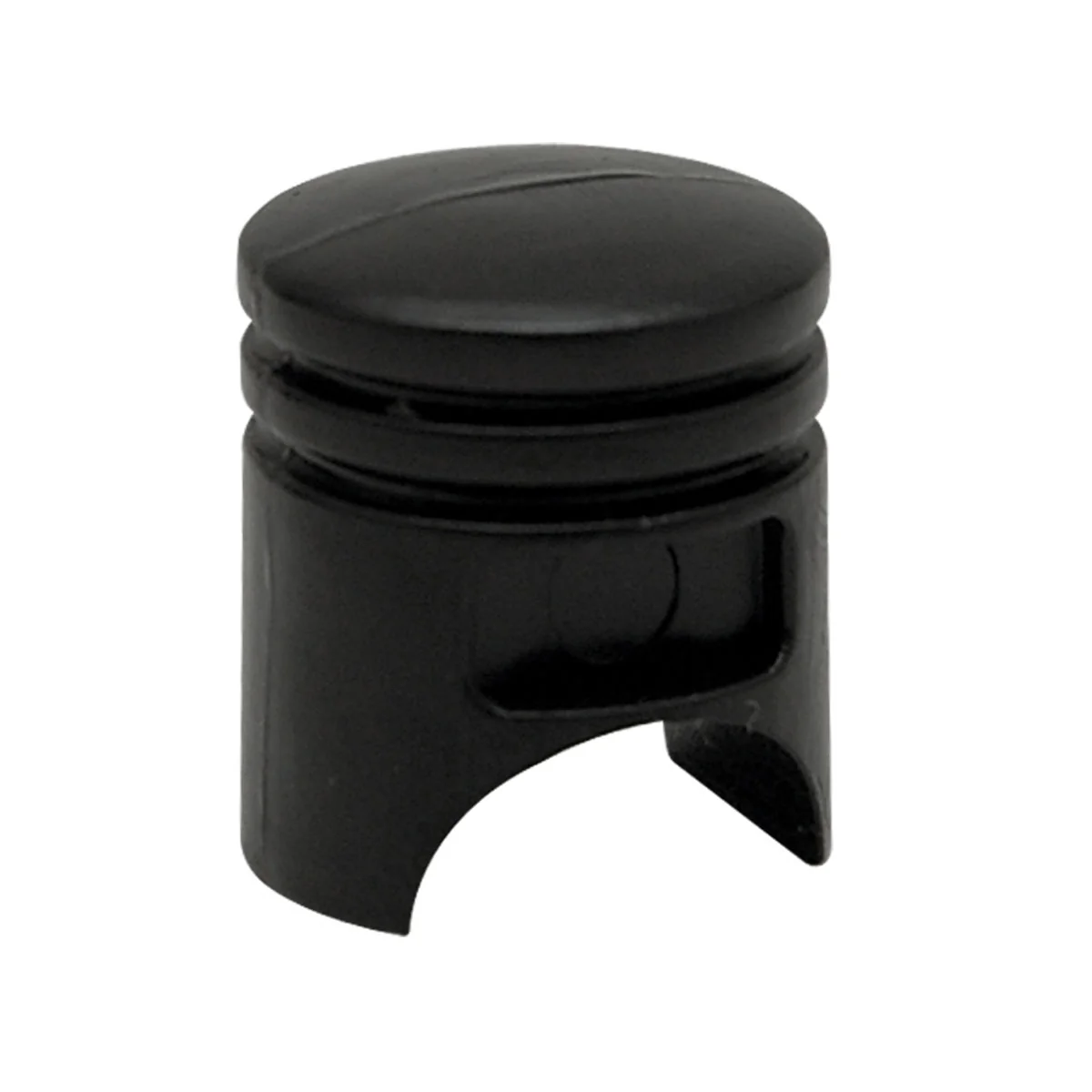 Contemporary Hot Leathers MPA1209 Black Piston Valve Caps Cover Fast