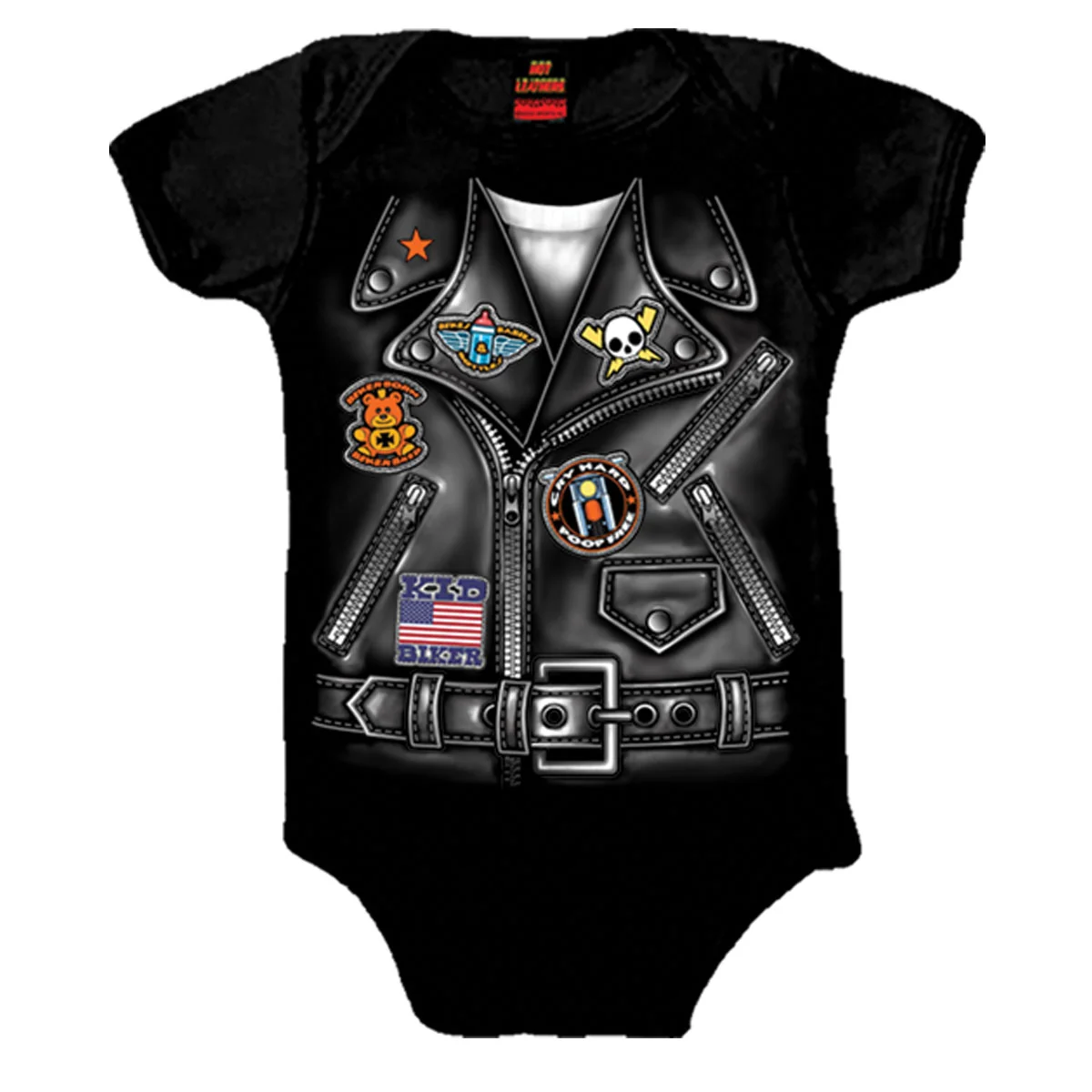Convenient Hot Leathers GYS1036 Boys Leather Jacket Baby Bodysuits Advanced