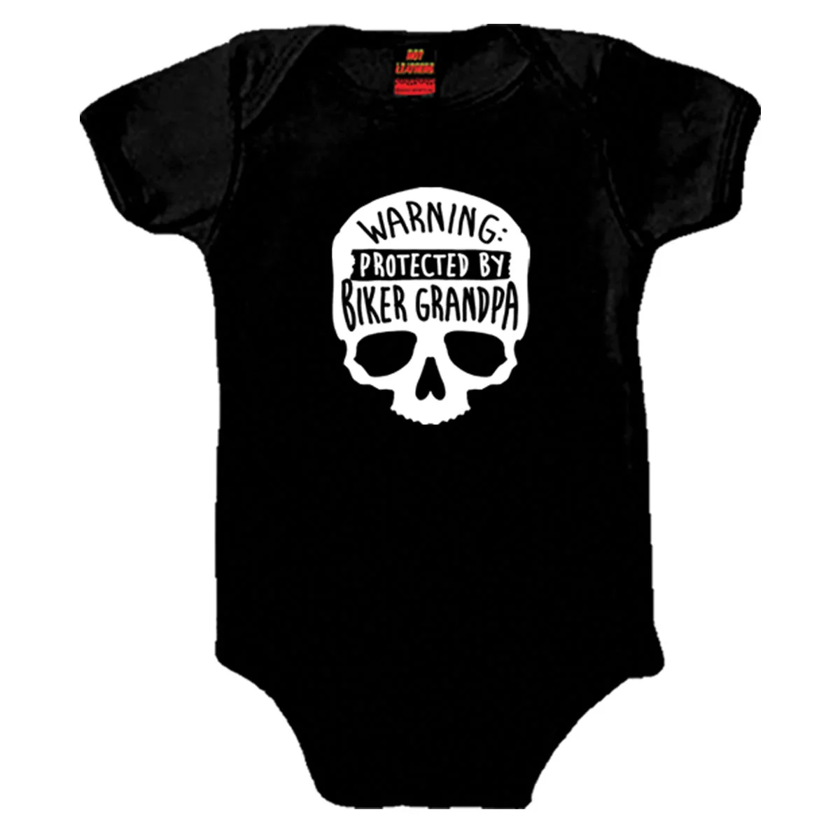 Unique Hot Leathers GYS1038 Biker Grandpa Black Baby Bodysuits User-Friendly