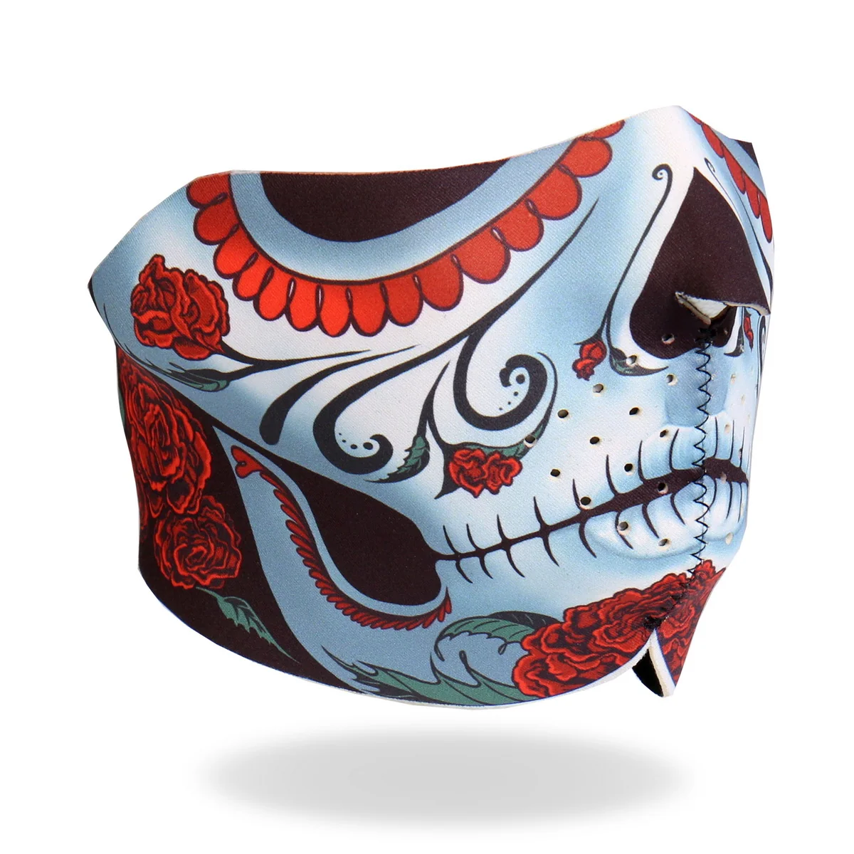 High-Performance Hot Leathers FMB1005 Calavera Half Face Mask Exclusive
