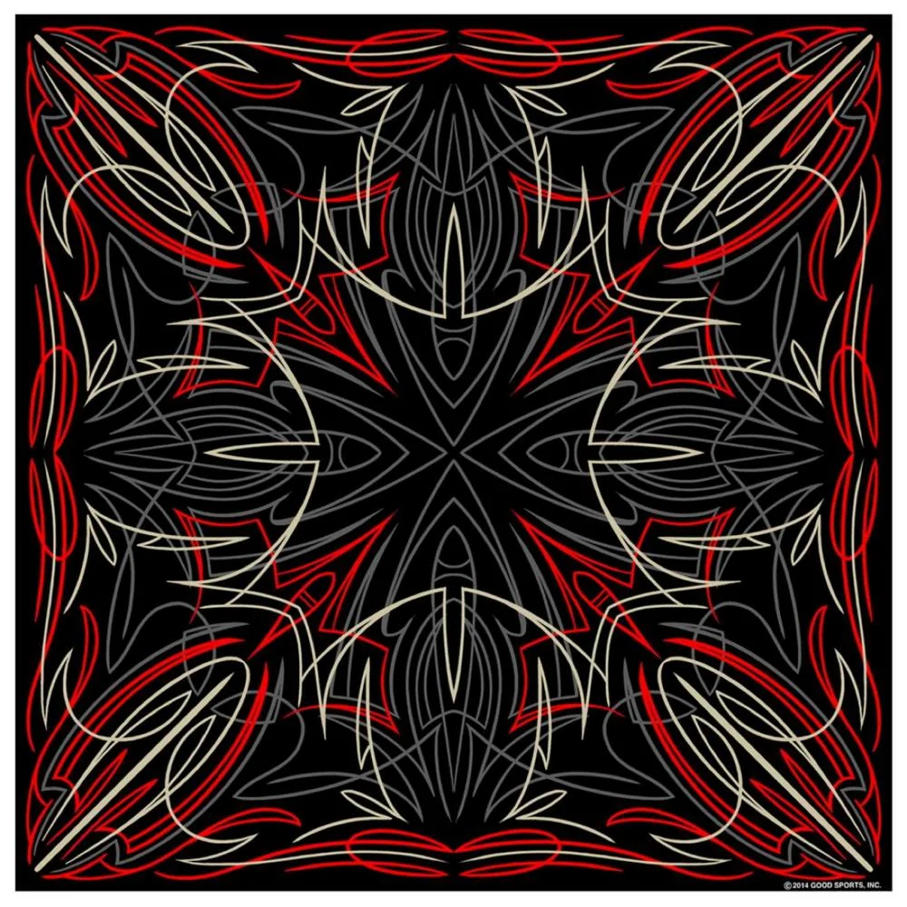 Professional Hot Leathers BAB1074 Pinstripe Bandana Top-Quality