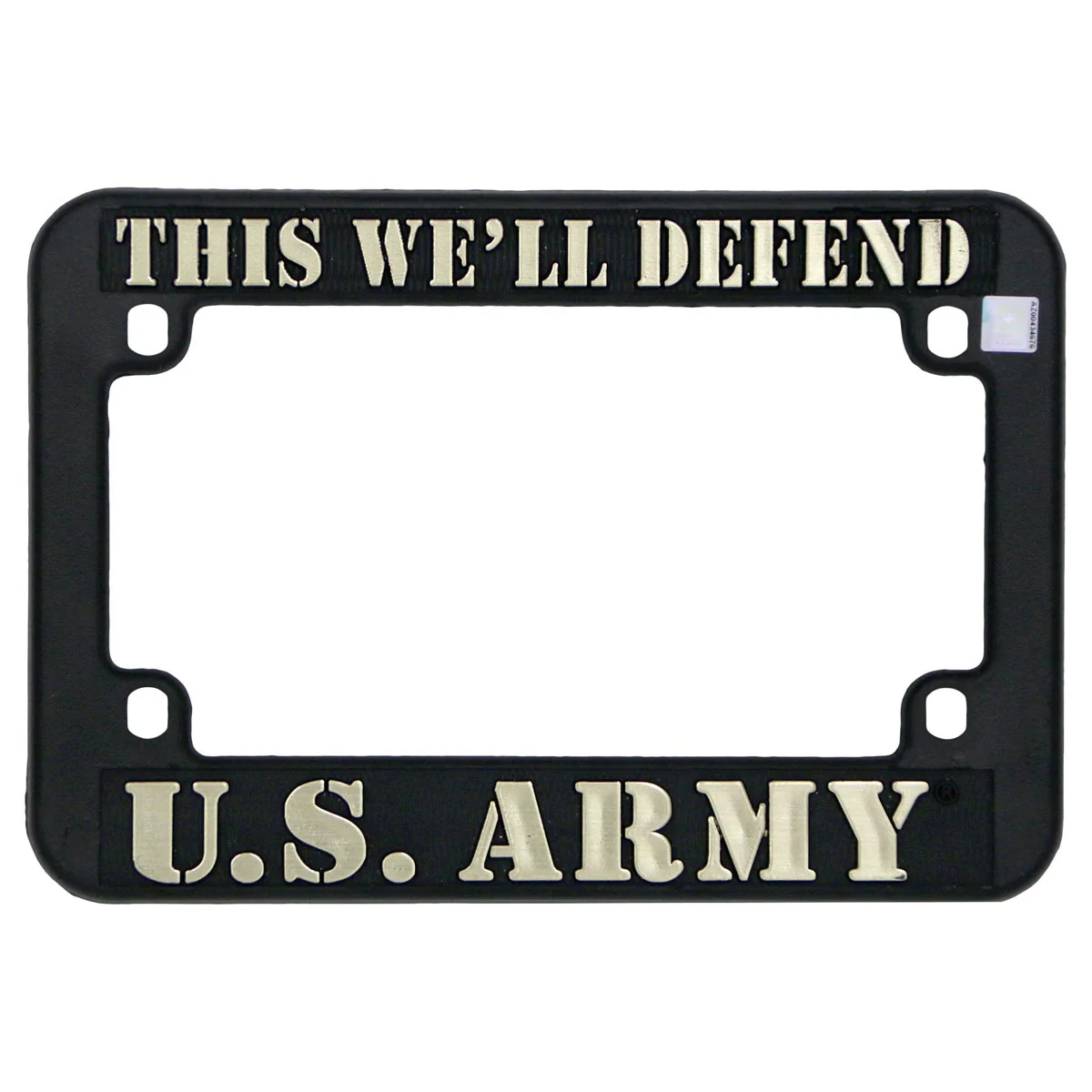 Luxury Hot Leathers MPA1706 This We’ll Defend U.S. Army License Plate Frame for Motorcycles Contemporary