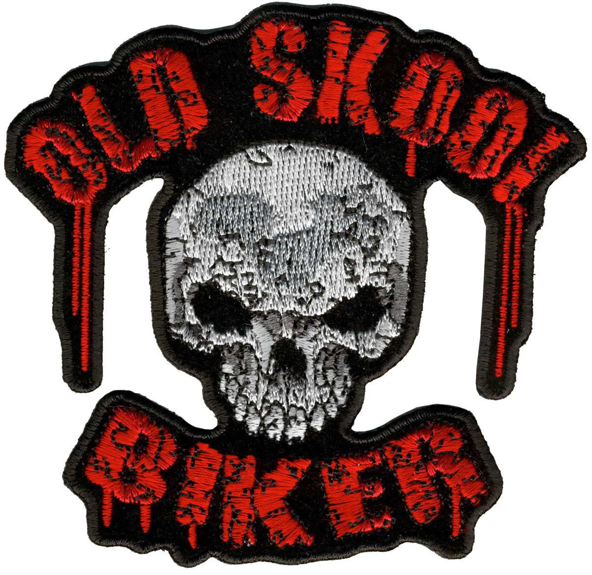 Consistent Hot Leathers 4 x 4 Old Skool Biker Patch PPA2210 Exclusive