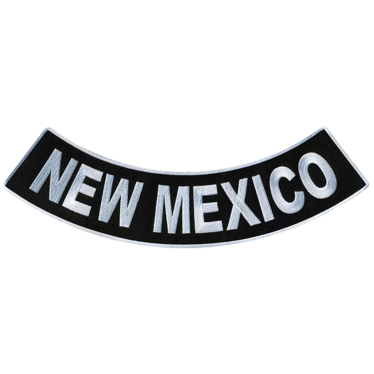 Carefully Designed Hot Leathers New Mexico 12 X 3 Bottom Rocker Patch PPM5061 Lightweight