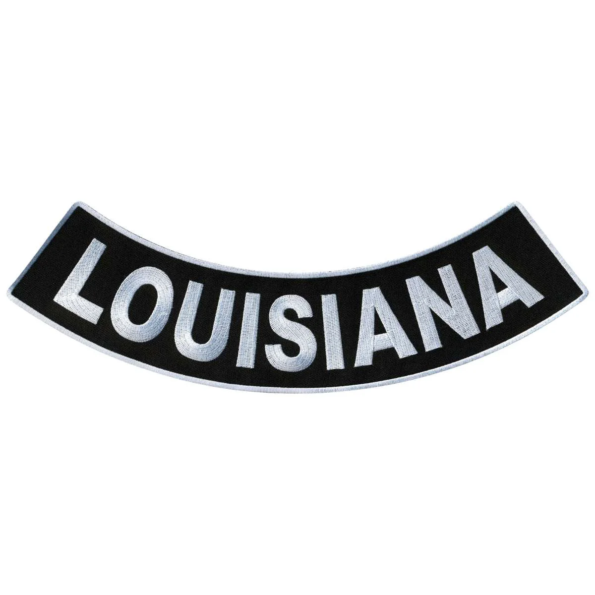 Sophisticated Hot Leathers Louisiana 12 X 3 Bottom Rocker Patch PPM5035 Premium Material