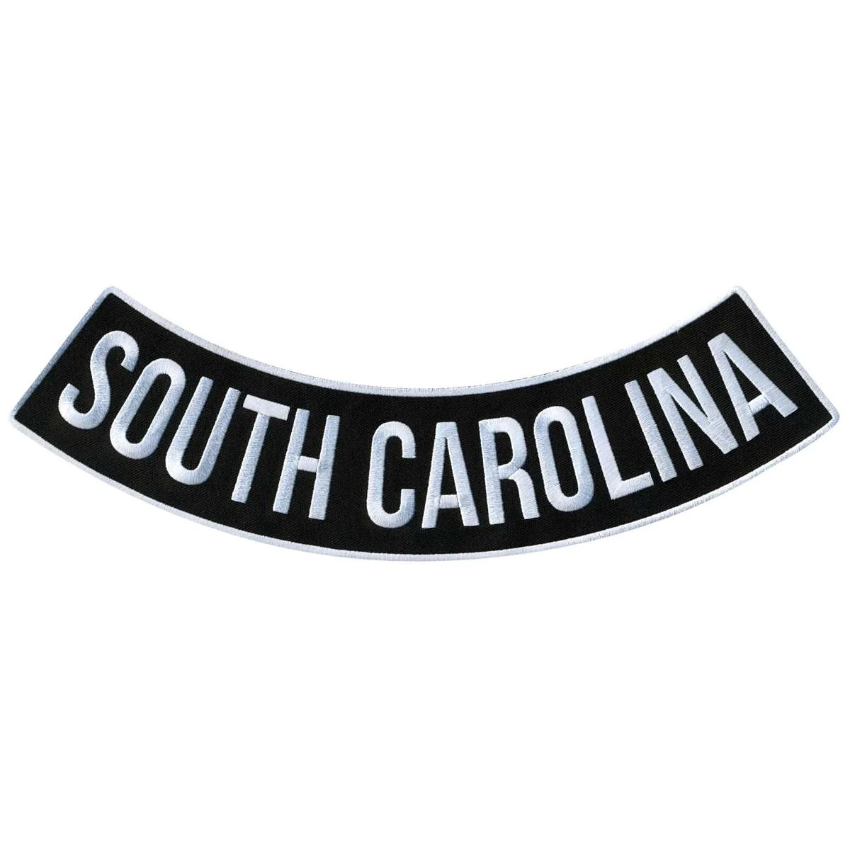 Versatile Hot Leathers South Carolina 12 X 3 Bottom Rocker Patch PPM5079 Detailed