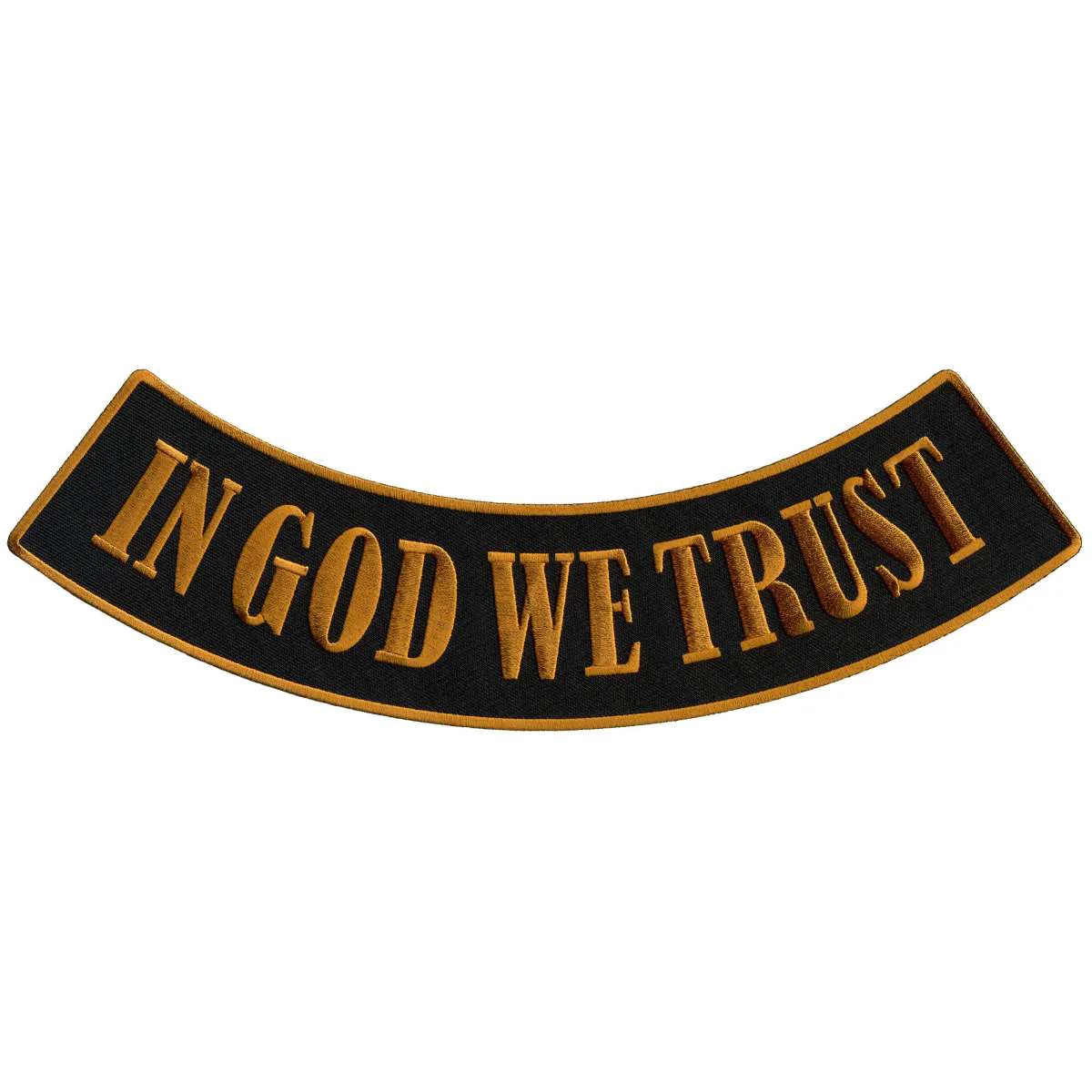 Next-Generation Hot Leathers In God We Trust 12 X 3 Bottom Rocker Patch PPM5135 Authentic