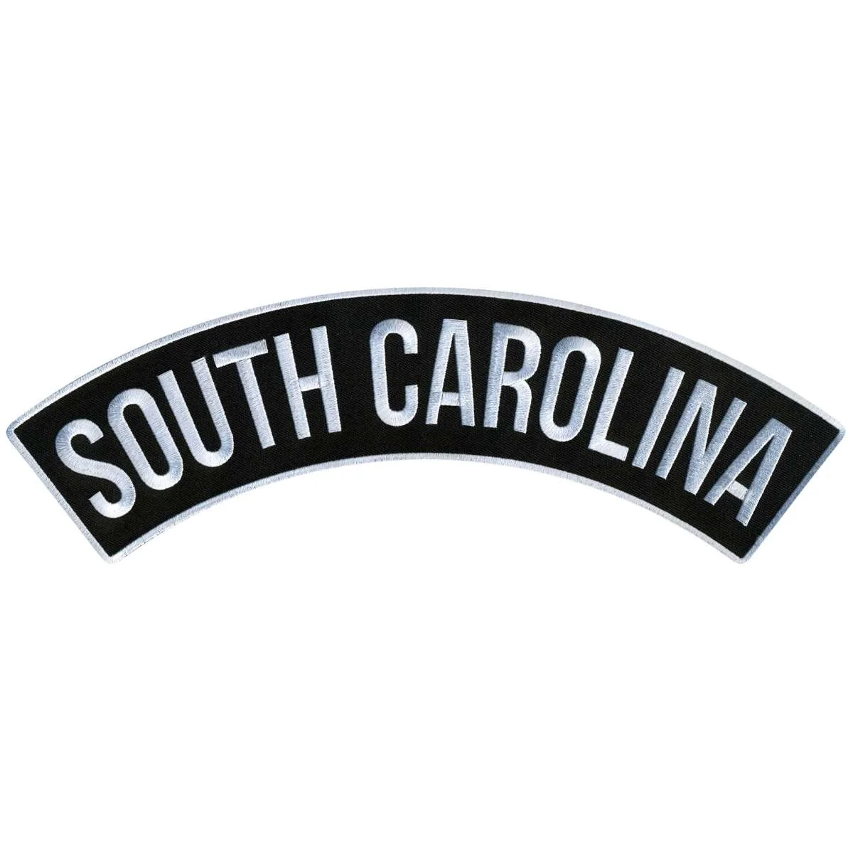 Trusted Hot Leathers South Carolina 12 X 3 Top Rocker Patch PPM4079 Casual