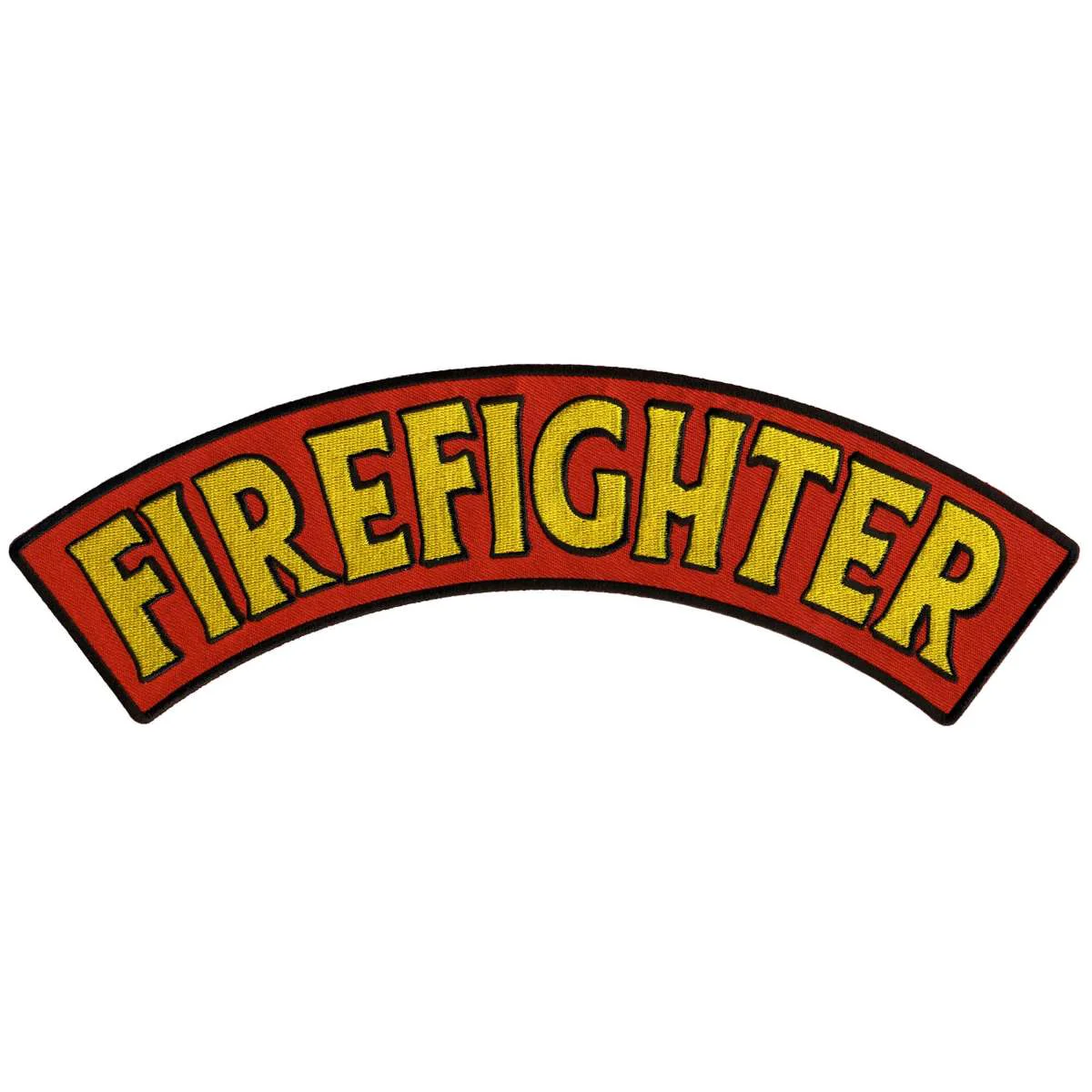Luxury Hot Leathers Firefighter 12 X 3 Top Rocker Patch PPM4131 High-Quality