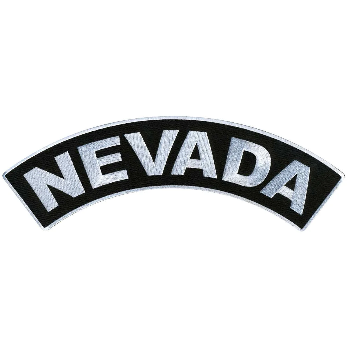 Classic Hot Leathers Nevada 12 X 3 Top Rocker Patch PPM4055 Fashionable