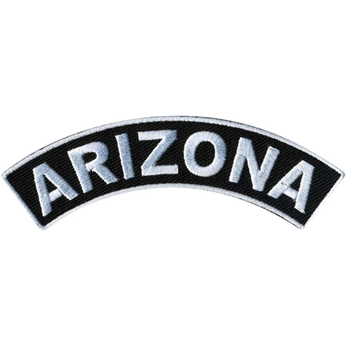 Superior Hot Leathers Arizona 4 X 1 Top Rocker Patch PPM4006 High-End