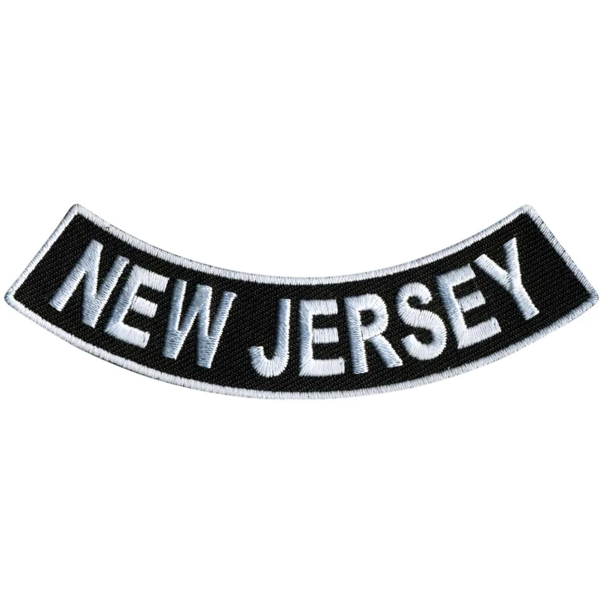 Casual Hot Leathers New Jersey 4 X 1 Bottom Rocker Patch PPM5060 Organic
