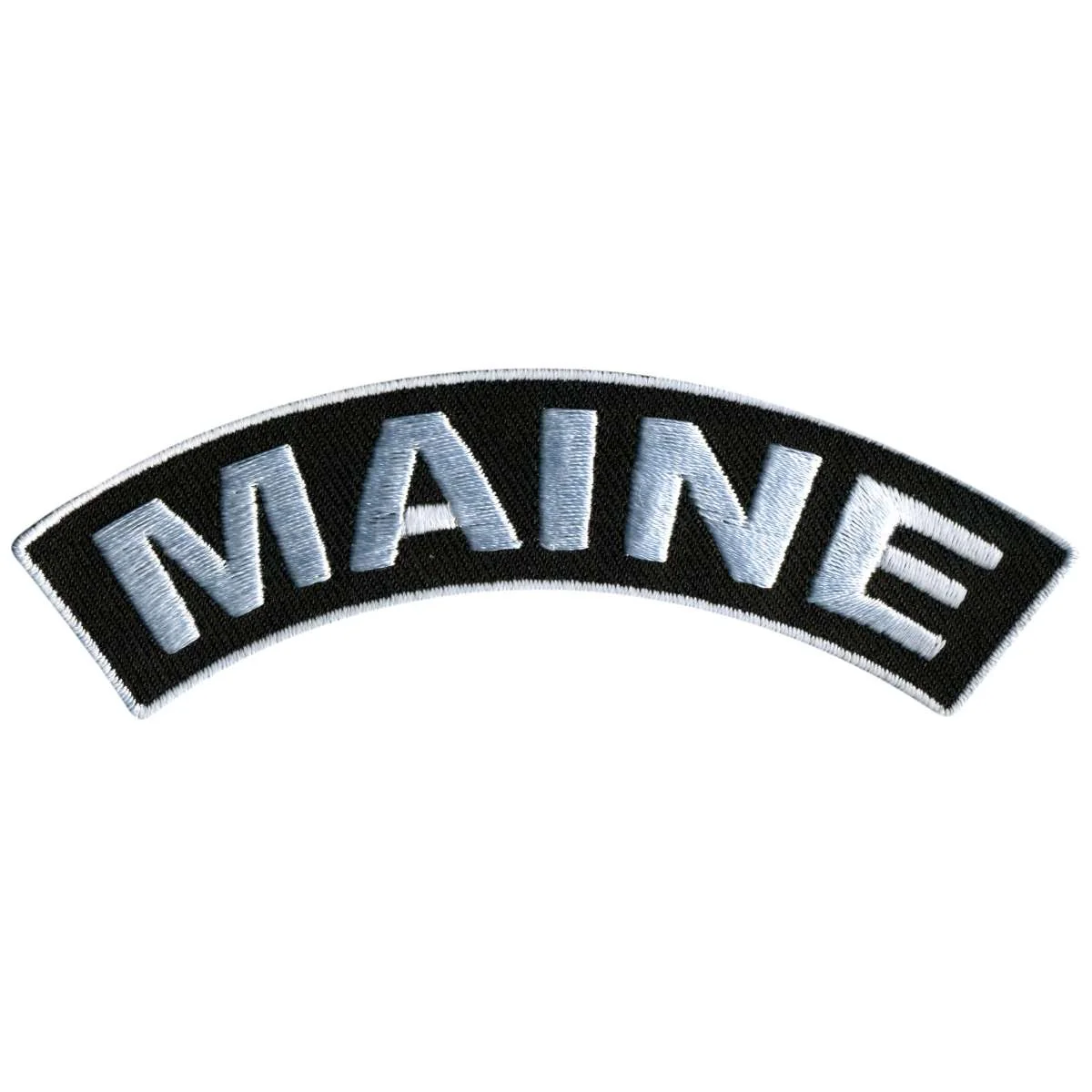 Green Hot Leathers Maine 4 X 1 Top Rocker Patch PPM4038 Proven