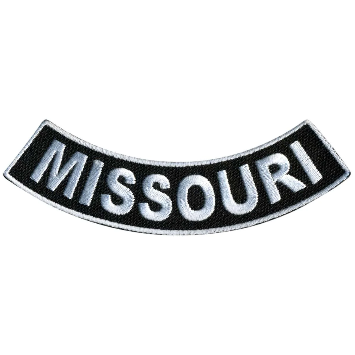 High-Grade Hot Leathers Missouri 4 X 1 Bottom Rocker Patch PPM5050 Practical