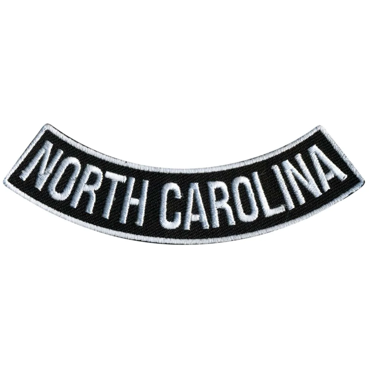 Flexible Hot Leathers North Carolina 4 X 1 Bottom Rocker Patch PPM5066 Top-Quality