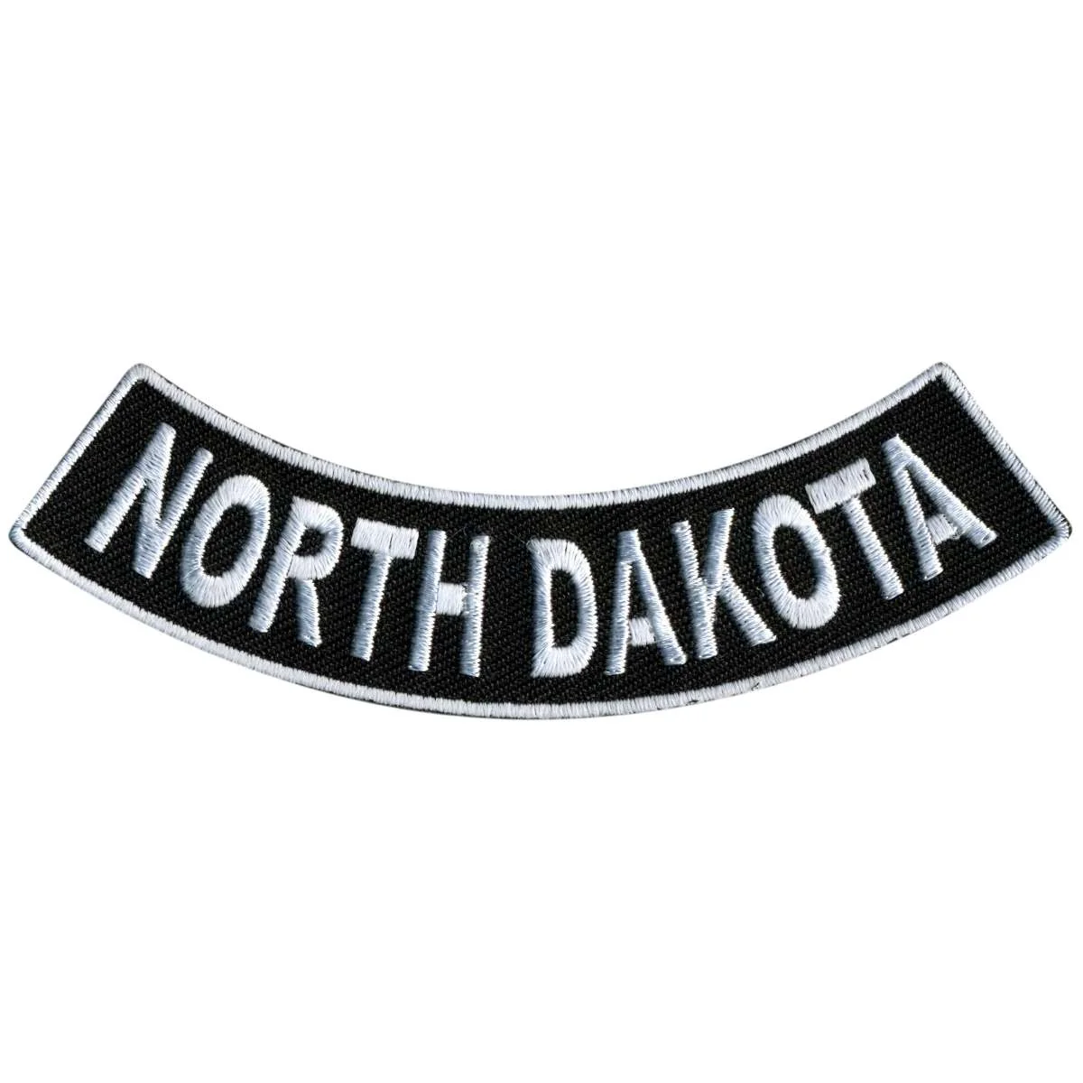 Proven Hot Leathers North Dakota 4 X 1 Bottom Rocker Patch PPM5068 Premium Material
