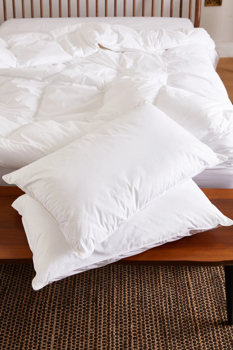 Certified Foxford Tummy Sleeper Twin Pack Pillow Casual