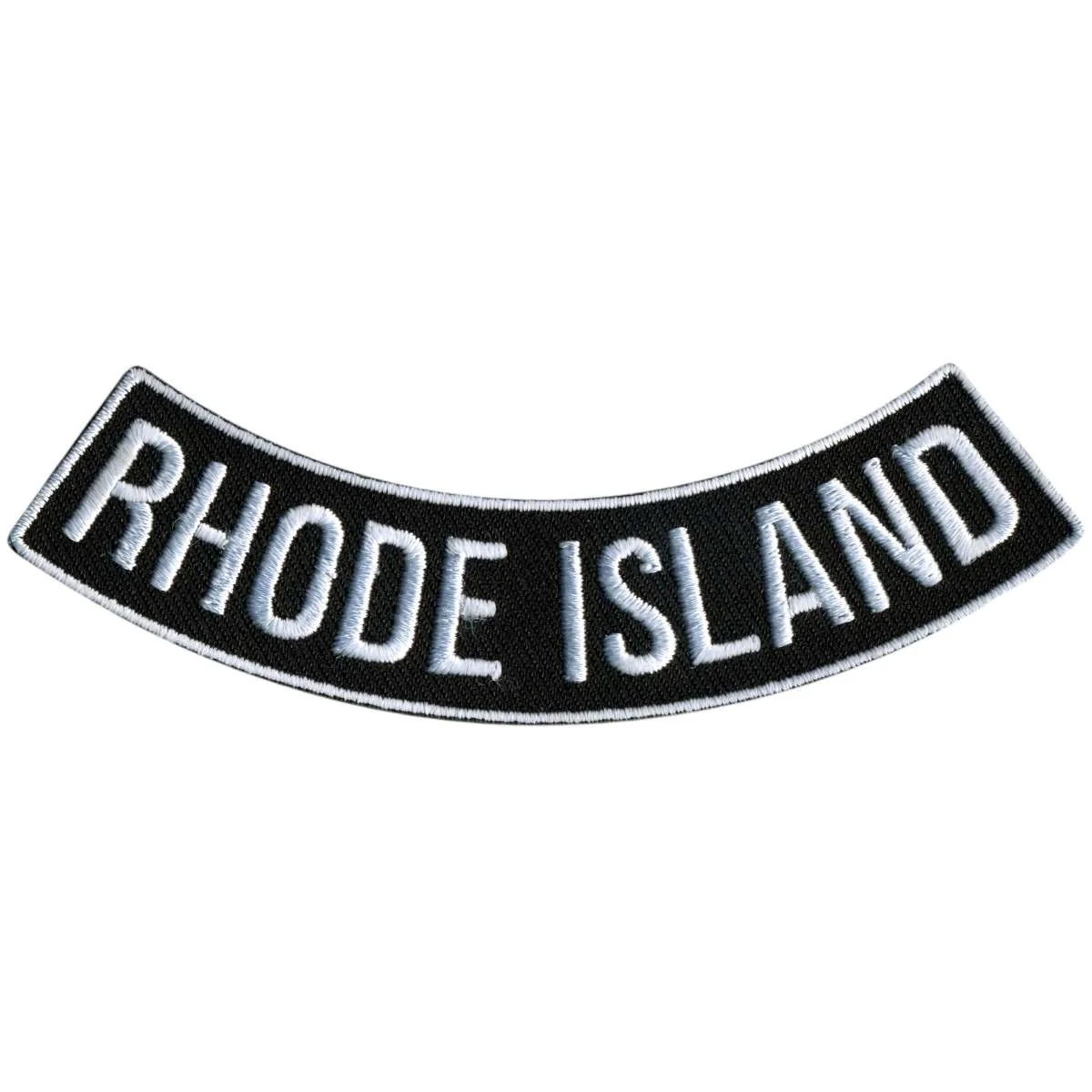 Dependable Hot Leathers Rhode Island 4 X 1 Bottom Rocker Patch PPM5078 Functional