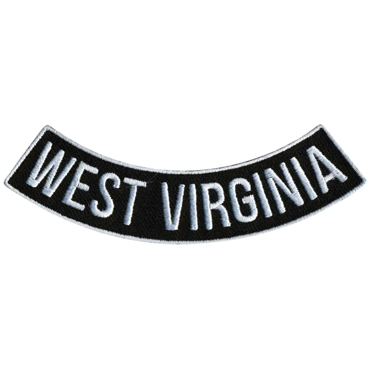 Practical Hot Leathers West Virginia 4 X 1 Bottom Rocker Patch PPM5096 Proven