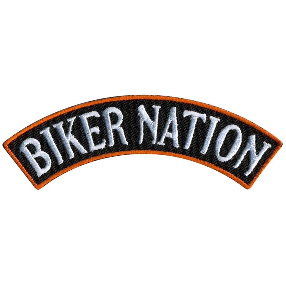 High-Quality Hot Leathers Biker Nation 4 X 1 Top Rocker Patch PPM4184 Proven