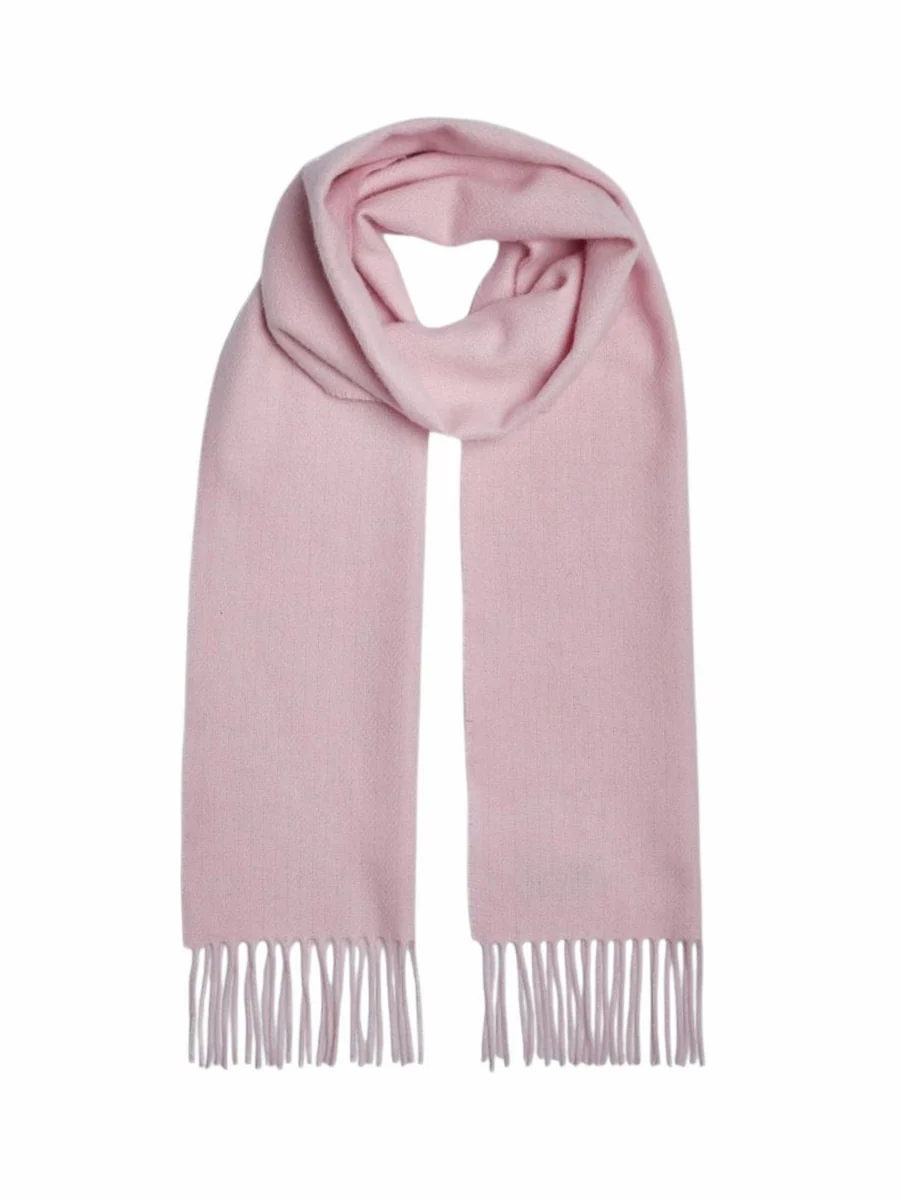 Advanced Foxford Solid Petal Lambswool Scarf Detailed