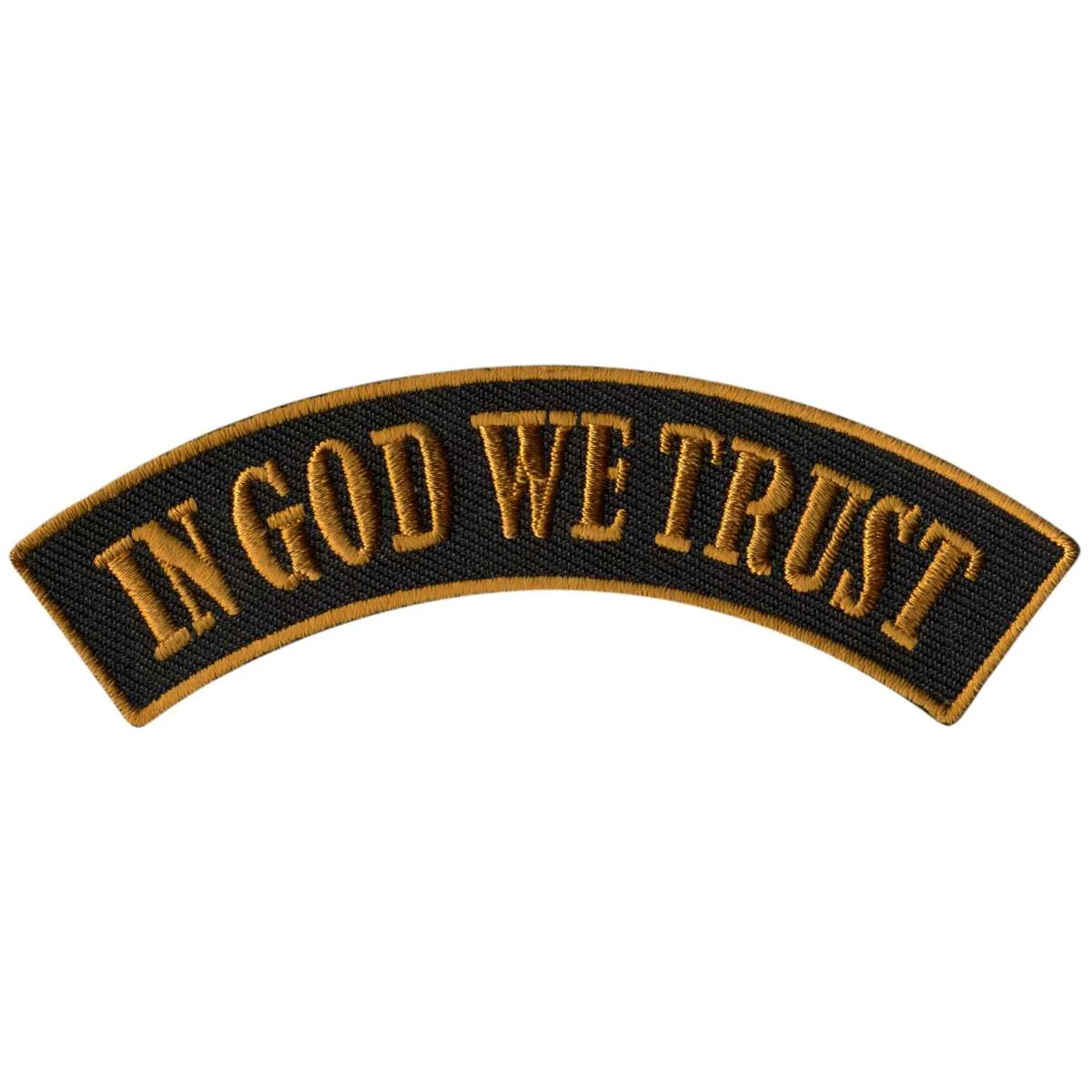 Unique Hot Leathers In God We Trust 4 X 1 Top Rocker Patch PPM4136 Authentic