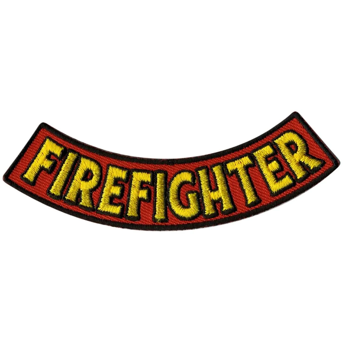 Crafted Hot Leathers Firefighter 4 X 1 Bottom Rocker Patch PPM5132 Recyclable