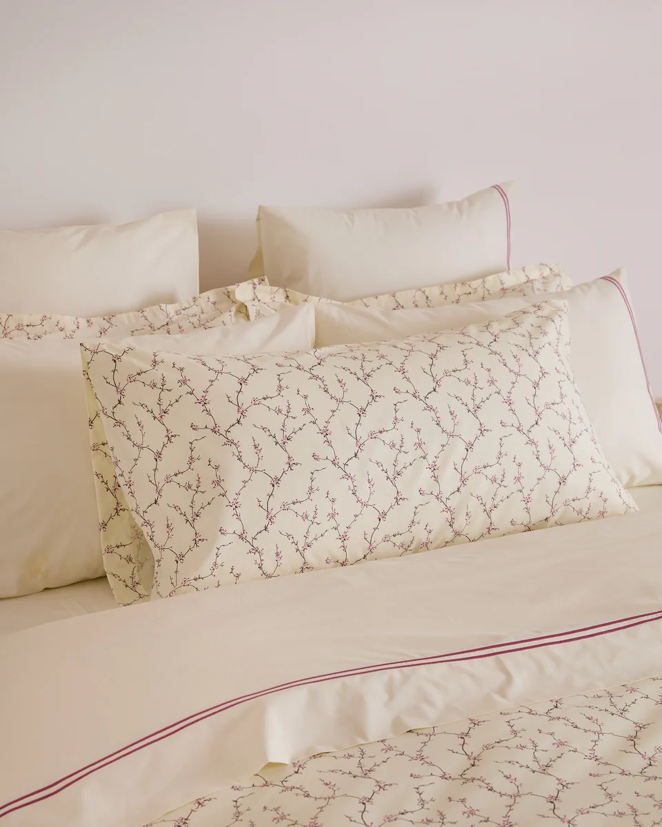 Premium Foxford King Size Pillowcase Pair- Tess Green