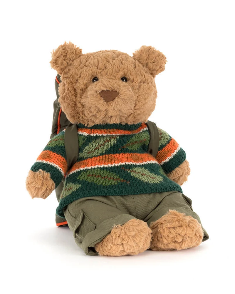 Next-Generation Jellycat Bartholomew Bear Hiking Outfit Reusable